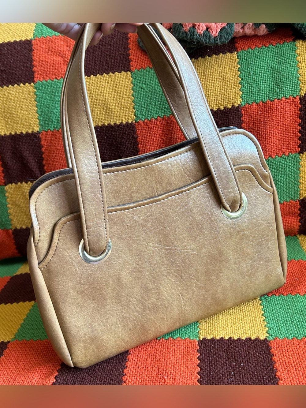 Vintage Brown 1950s Handbag